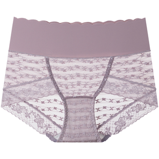 高腰蕾丝内裤女士性感高级无痕高颜值纯欲小心机绝美短裤薄款透气