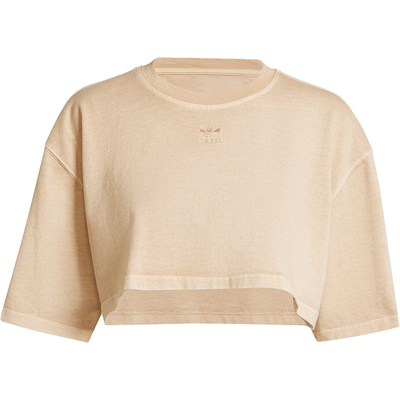 阿迪达斯女士短款短袖T恤