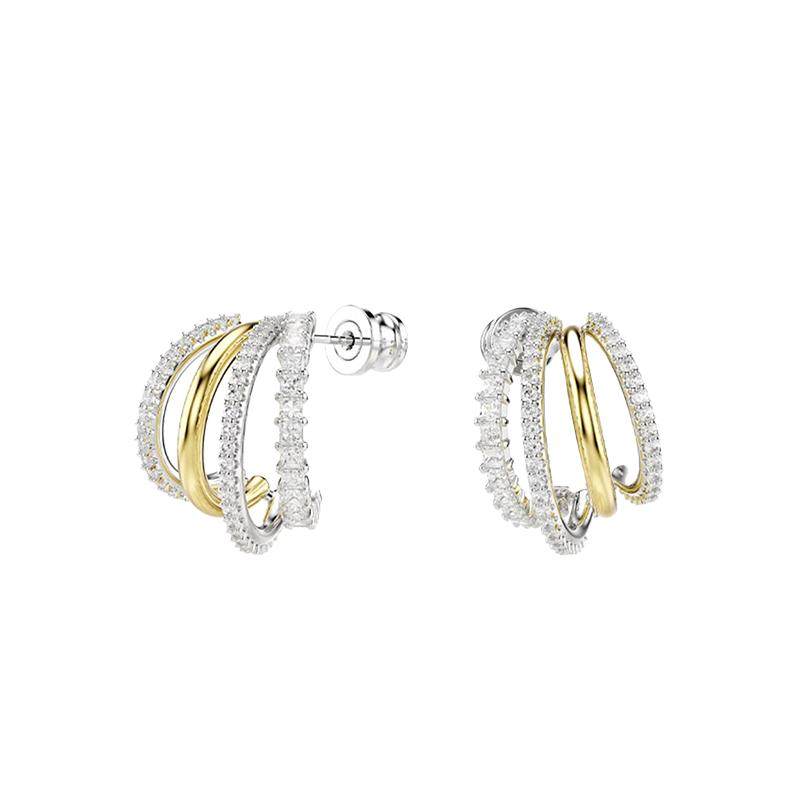 【自营】Swarovski/施华洛世奇时尚百搭 潮流小众 耳饰玫瑰金金色