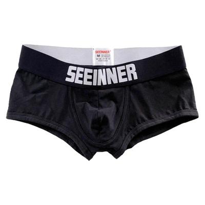 SEEINNER男士纯棉透气平角内裤