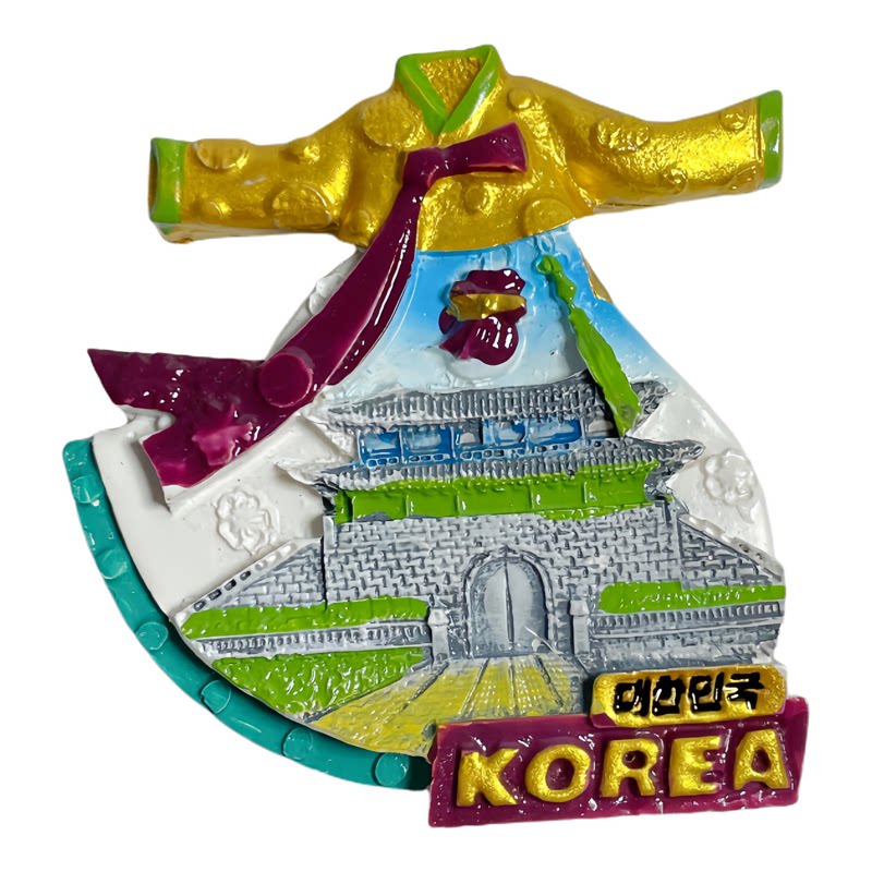 韩国3D立体树脂冰箱贴纪念品
