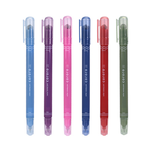 日本sun-star太阳星cororo彩色双头笔带滚轮印章波浪线虚线记号笔