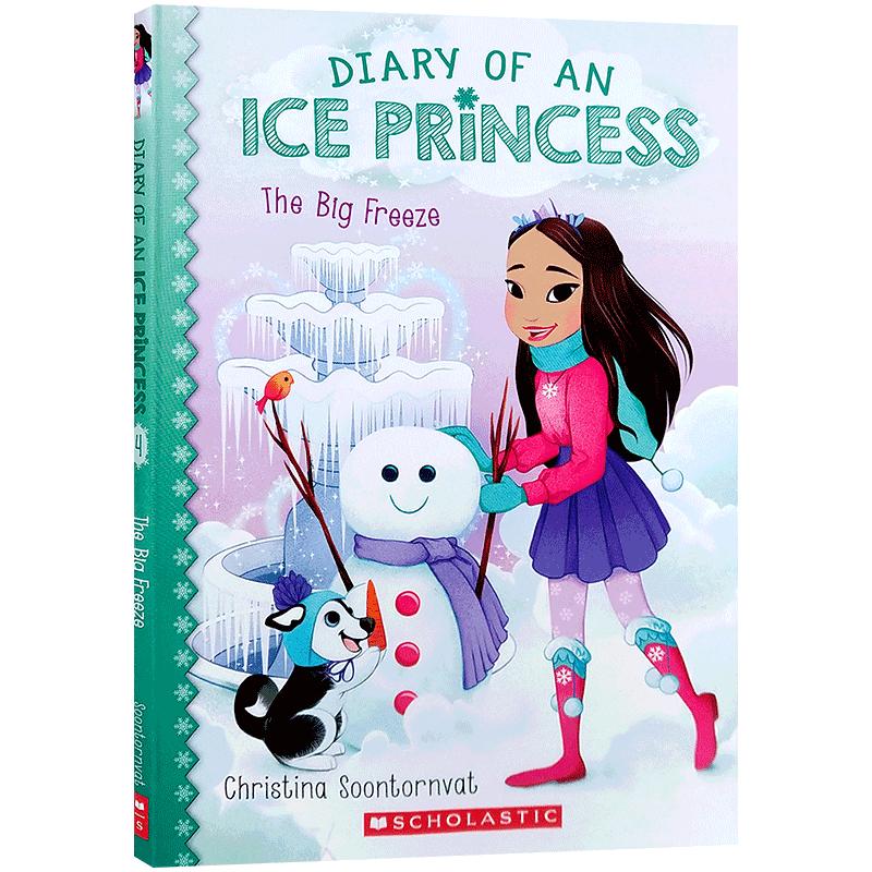 2020新款英文原版Diary of an Ice Princess系列第四册The Big Freeze冰雪公主日记大冰冻 如履薄冰 儿童启蒙绘本睡前故事书7-10岁