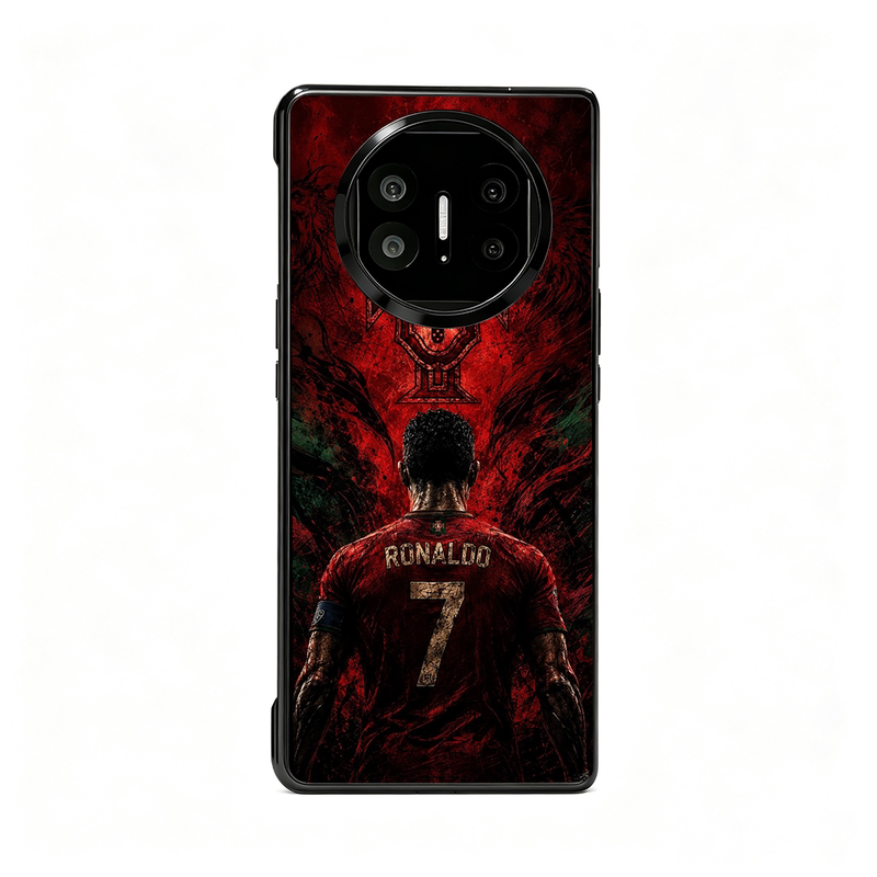 C罗哈兰德华为MateX7/X6/X5/X3典藏版手机壳个性C罗7号PC折叠潮牌个性创意世界杯联名个性创意保护套男女外壳