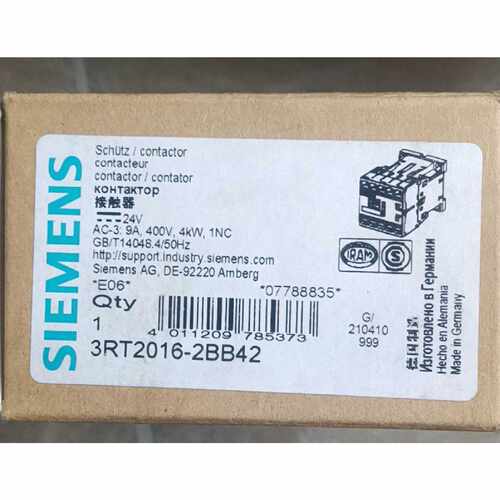 询价接触器 3RT2016-2BB42 DC24V