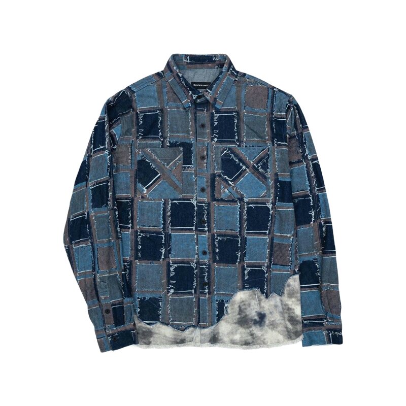 BLACKBLOND VIVIDY Classic logo patchwork pat韩国官网直邮进口