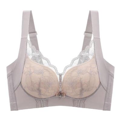 乳胶内衣薄款大胸显小聚拢收副乳