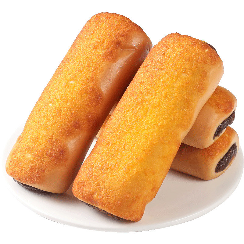 全麦椰香红豆味面包豆沙馅代早餐