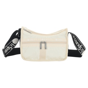 LeSportsac乐播诗新款CLASSIC系列黑白肩带精致通勤腋下包斜挎包