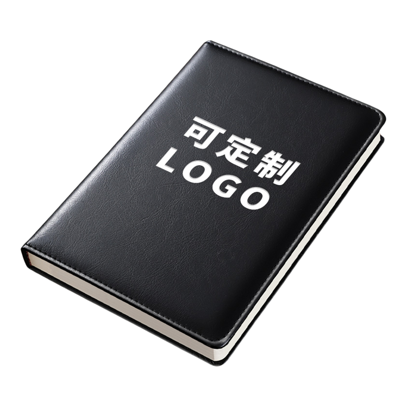 笔记本定制可印logo商务皮面本