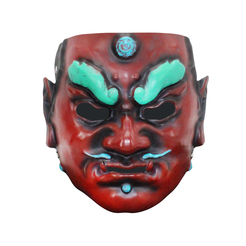 古代武士面甲天王万圣节影视道具