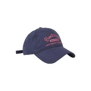 显脸小帽子女款2025新款夏季棒球帽美式复古大头围鸭舌帽百搭软顶