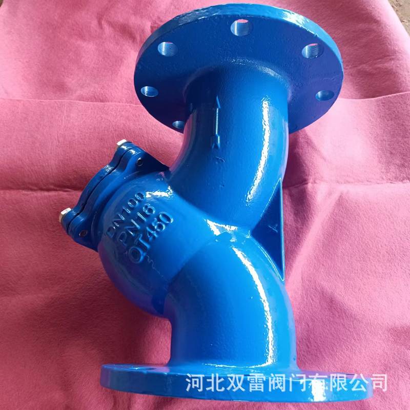 双雷铸铁管道式工业过滤器dn40法兰陶粒溢流y型过滤器水阀