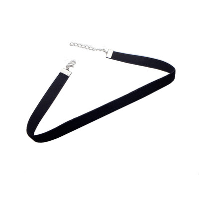 CHOKER经典黑色丝绒欧美短款项圈