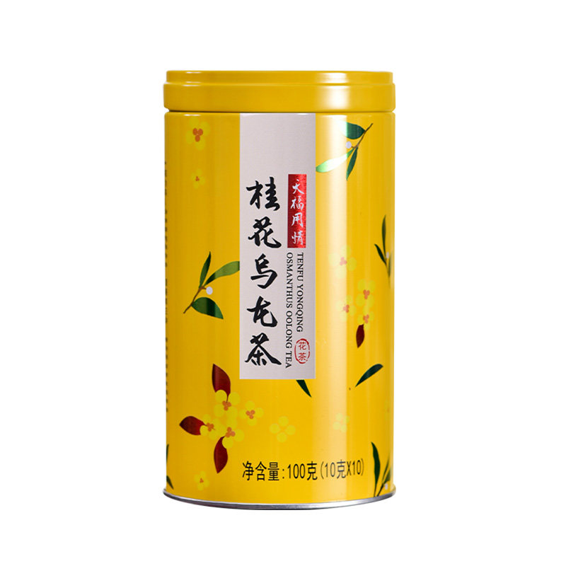 天福茗茶桂花乌龙茶罐装100g