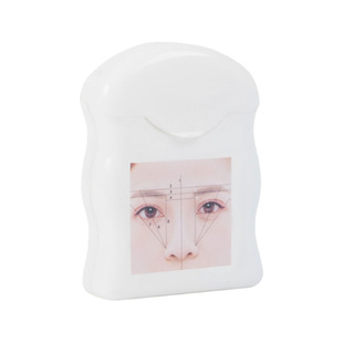 纹绣带墨眉毛定位线含墨映射线盒纹眉设计测量对称记号 10米/20米