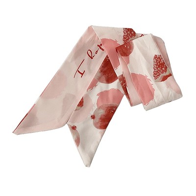 夏日小清新水果丝巾发带复古