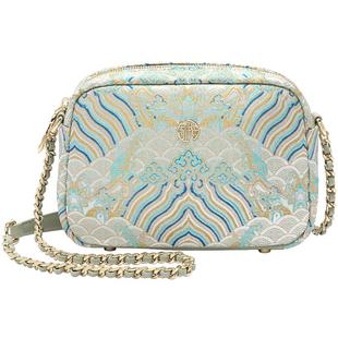 【烟雨时节】古伊西新中式宋唐织锦小方包中国风提花工艺精致小包