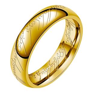 泰爱你魔戒指环王戒指潮男个性欧美影视周边魔纹钛钢厚实帅气指环