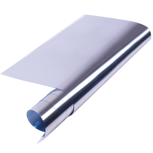 建筑玻璃贴膜办公室窗户防晒隔热膜镜面单向透视防窥膜透光遮阳光