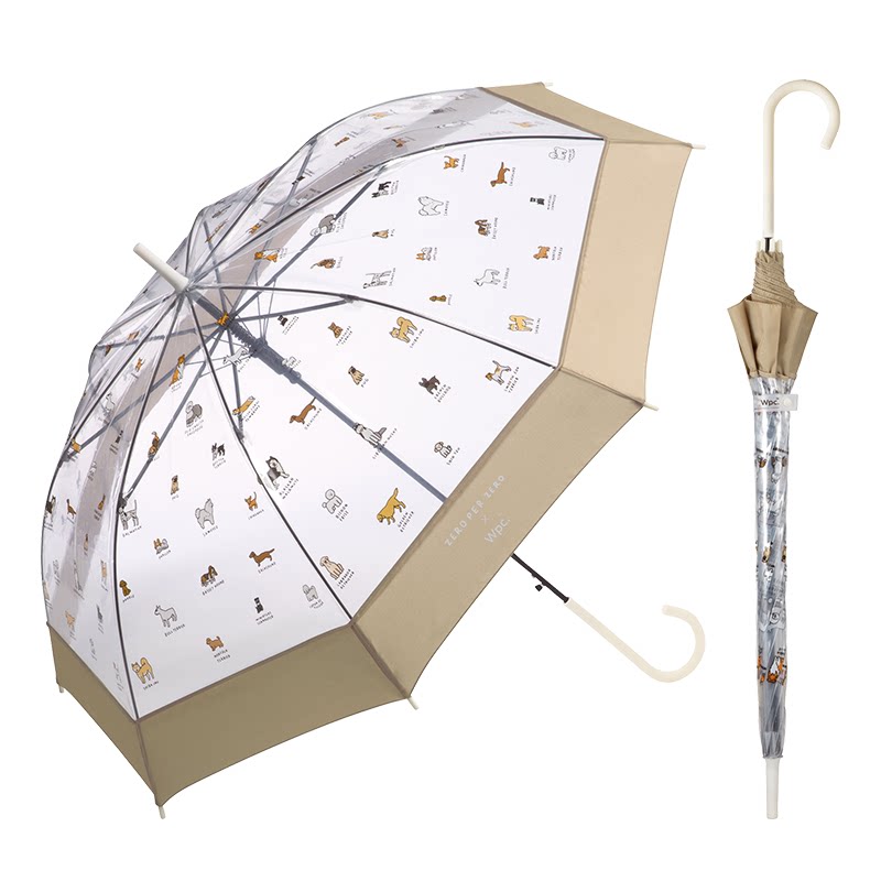 wpc萌宠联名雨伞加大加厚透明伞