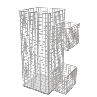 书画收纳筐字画收纳筒书法纸收纳桶画纸宣纸图纸收纳篮铁艺卷轴桶
