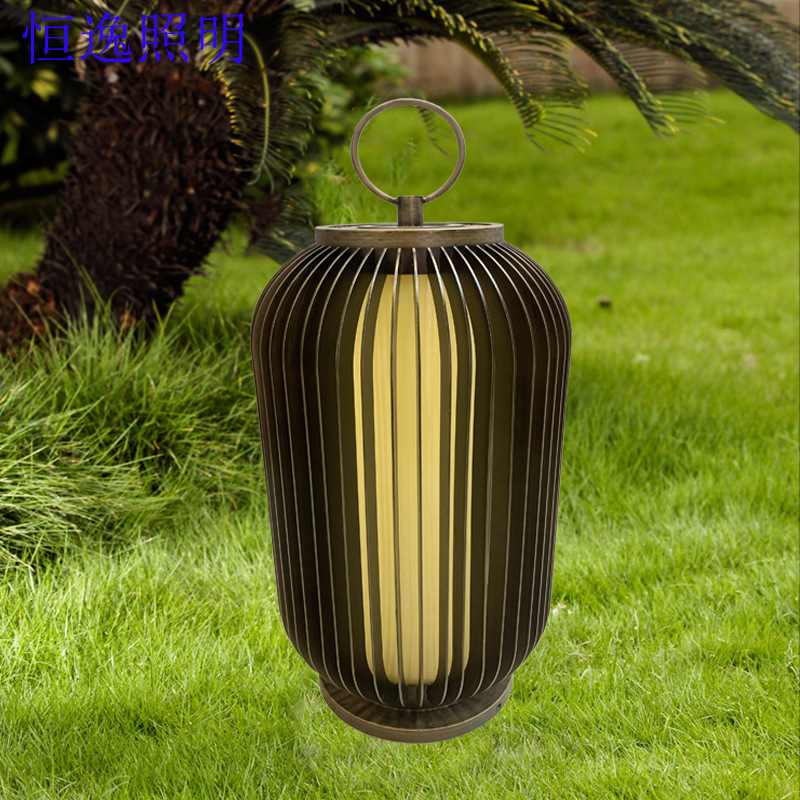 中式led户外不锈钢鸟笼草坪灯园林景观路灯庭院草地灯仿古室外灯