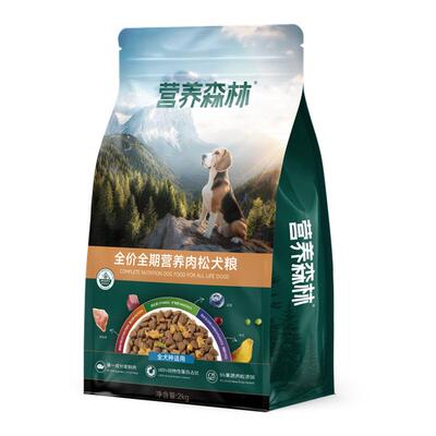营养森林肉松狗粮通用10kg