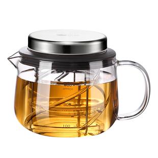 恒福得意壶玻璃飘逸杯泡茶壶茶水分离家用旋转升降懒人泡茶神器
