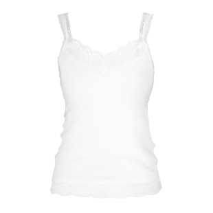 BM吊带背心女2026新款蕾丝边吊带纯欲风纯白色蕾丝花边吊带背心