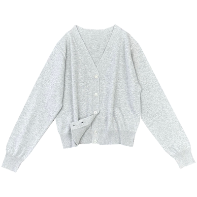 东润莲长绒棉纯棉毛衣开衫短外套