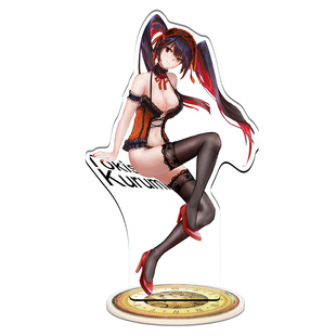 无缝夹层精雕约会大作战3Ⅲ七罪时崎狂三夜刀神十香动漫周边立牌