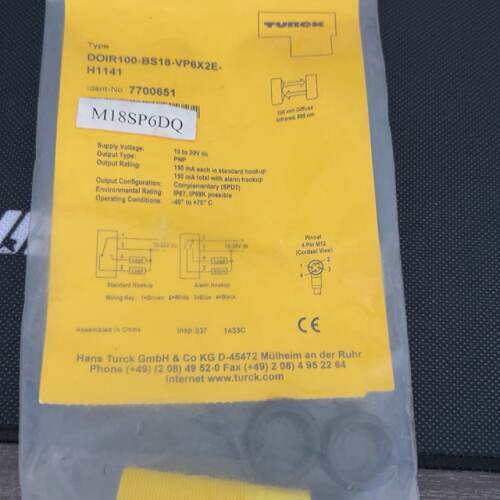 【询价】DOIR100-BS18-VP6X2E-H1141德国图尔克适用