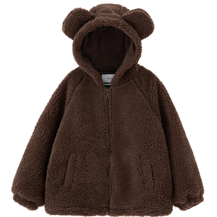 植木童装【慕斯小熊】儿童棉服2025新款冬装 儿童外套男女童棉袄