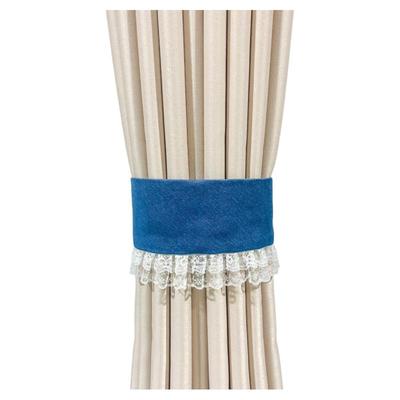 法式蕾丝花边窗帘绑带一对装绑绳固定免钉扣强磁珍珠扣床帘收绑绳