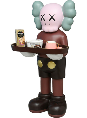 芝麻街摆件kaws客厅树脂