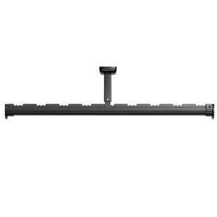 晾衣杆阳台侧装横向两头固定打孔法兰座挂衣侧面晾衣架墙上固定式