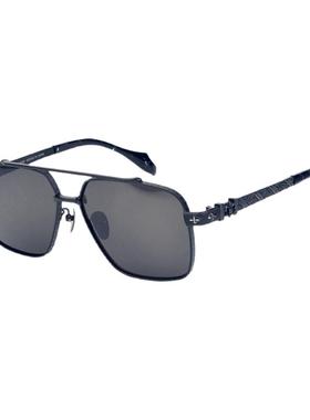 纯钛超轻墨镜男女超大脸型太阳镜