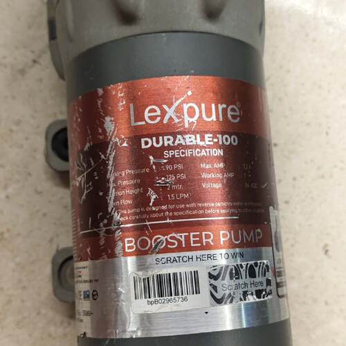 议价Lexpure24V净水器增压泵维修