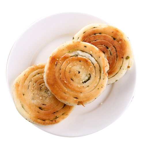 祥口福葱油饼油煎速冻半成品营养香煎芝麻早餐饼葱香煎饼手抓饼