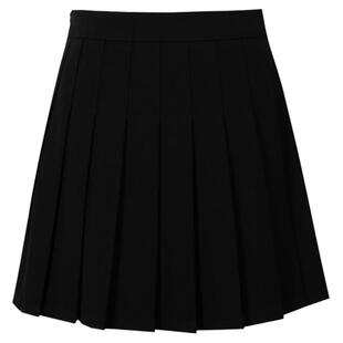 诗凡黎学院风迷你半裙jk裙灰色黑色a字百褶短裙女伊芙丽outlets店