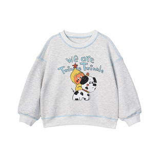 小O宝童装 宝宝星星人卫衣女春装2026新款女童休闲洋气长袖上衣