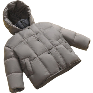 雅鹿2025新款儿童羽绒服短款男童女童中大童宝宝加厚洋气冬装外套