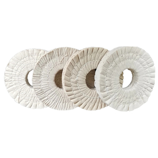 南兴极东豪迈华力全自动封边机布轮抛光轮配件大全S型布轮原厂的