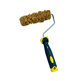 进口人工海藻绵滚筒刷艺术漆三色珠光幻彩金银箔印花涂刷滚筒工具