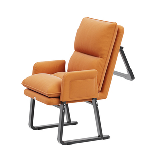 躺椅折叠午休办公两用椅可坐可躺电脑椅沙发椅宿舍椅子懒人靠背椅