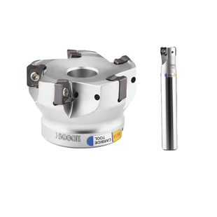 SLN12直角侧铣内冷快进给刀盘CNC数控LNGX120508双面快进给刀片