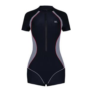 BE范德安2026 MIX系列连体泳衣平角女士保守大码显瘦遮肉竞速温泉