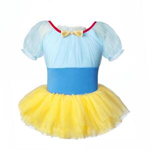 儿童演出服舞蹈服白雪公主女童练功服幼儿长袖中国舞蓬蓬芭蕾舞裙