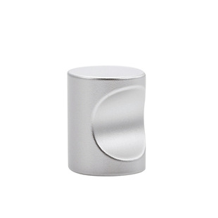 实心耐磨圆柱单孔把手太空铝拇指哑黑色圆球家具五金橱柜抽屉拉手